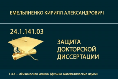 Представление к защите докторской диссертации К.А. Емельяненко